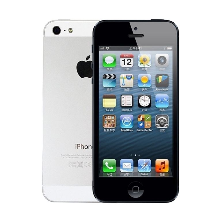 refurbished phone apple iphone 5 16GB+1GB mobile phone iphone5 8MP original white 1