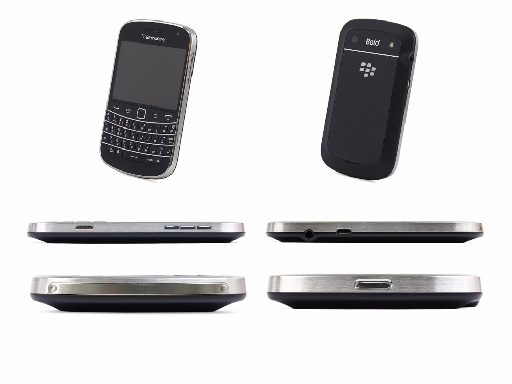 Blackberry 9900 Blod Touch Mobile Phone 3G Cell phones WiFi  5.0MP Camera QWERTY keyboard Smartphone black 5