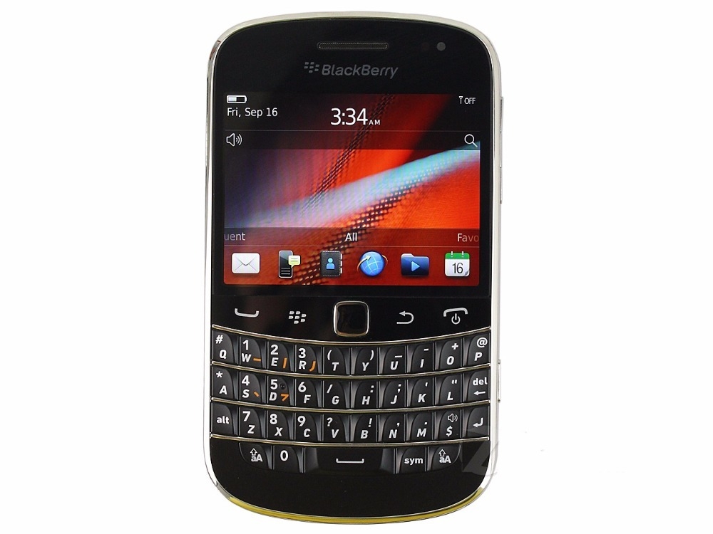 Blackberry 9900 Blod Touch Mobile Phone 3G Cell phones WiFi  5.0MP Camera QWERTY keyboard Smartphone black 1