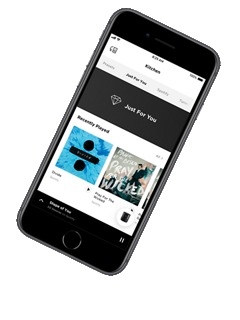 Smartphone displaying the Bose Music app