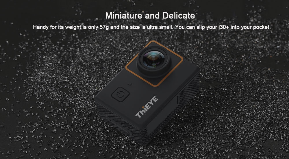 ThiEYE i30+ 4K Action Camera WiFi Waterproof Sport Video Camera 12MP Full HD 2 inch Screen with Multiple Modes