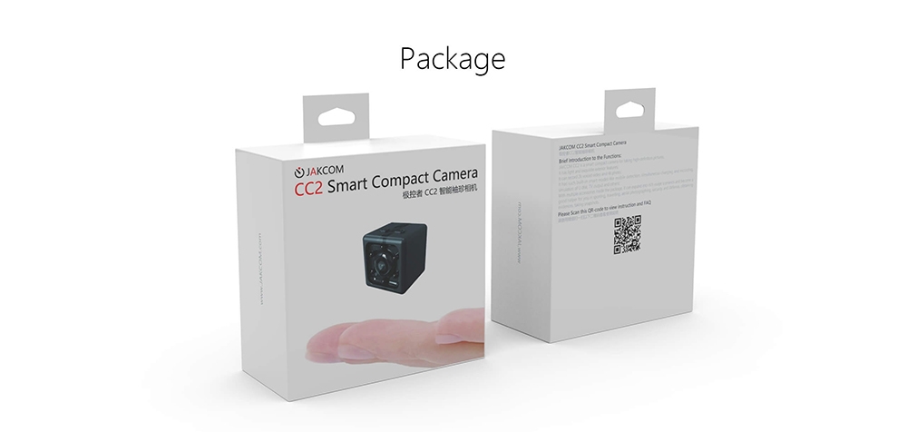JAKCOM CC2 Smart Mini Camera 1080P 123 Degrees Wide Angle Night Vision Motion Recorder