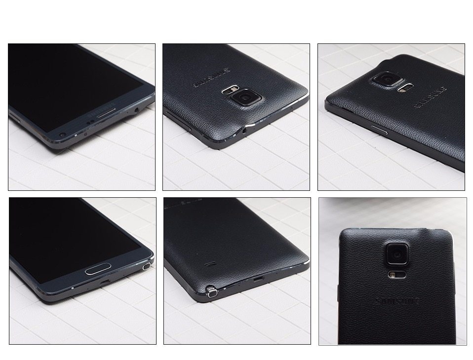 Refurbished Samsung Galaxy Note 4 Unlocked Note4 5.7'' inch 16MP 3GB RAM + 16GB ROM Smartphone white 3
