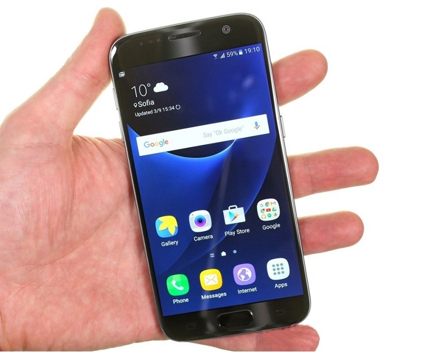 Refurbished Samsung Galaxy S7 4+32GB Mobile Phone Octa-core 12MP dual Sim 4G LTE Cell Phone black 4+32g single sim 1