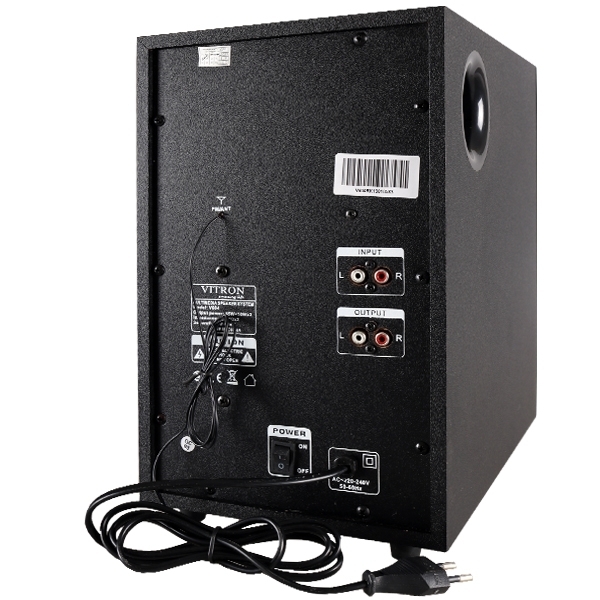 ITRON V604 Home Theater Sound System 2.1 Multimedia BT Full Functional Remote Speaker Subwoofer black 65W v604 6