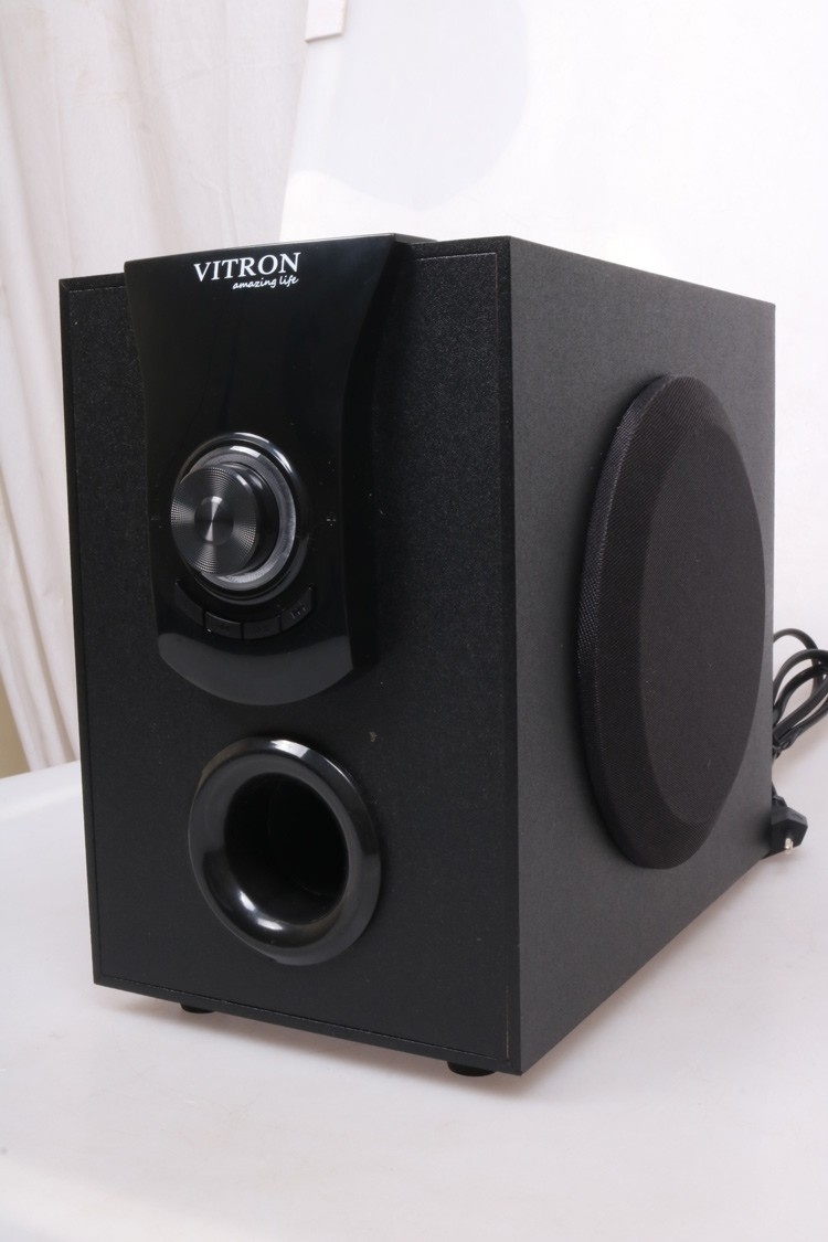 VITRON V411D Sound System 2.1 Functional Remote Speaker Subwoofer black 25w v411d 4
