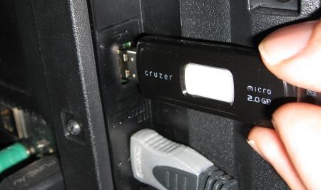 Image result for Image of USB inserted on TV